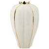 Mauro Ferretti vaso in ceramica Ø 21x40 cm oro bianco