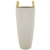 Mauro Ferretti Vaso Shopping Ø 18x45 cm oro bianco
