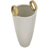 Mauro Ferretti Vaso Shopping Ø 18x45 cm oro bianco