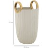 Mauro Ferretti Vaso Shopping Ø 18x25 cm oro bianco