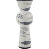 Mauro Ferretti vaso pesce alto Ø 14x38,5 cm bianco blu