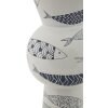 Mauro Ferretti vaso pesce alto Ø 14x38,5 cm bianco blu
