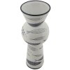 Mauro Ferretti vaso pesce alto Ø 14x38,5 cm bianco blu