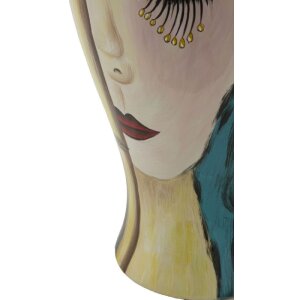 Mauro Ferretti vaso art face Ø 28x50 cm multicolore