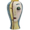 Mauro Ferretti vaso art face Ø 28x50 cm multicolore