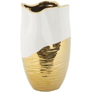 Mauro Ferretti Vaso Lux Ø 20x35 cm oro bianco