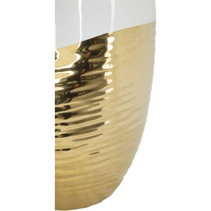 Mauro Ferretti Vaso Lux Ø 20x35 cm oro bianco