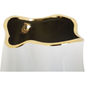 Mauro Ferretti Vaso Lux Ø 20x35 cm oro bianco