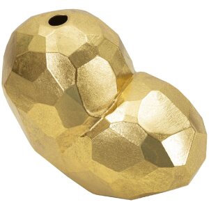 Mauro Ferretti vaso cuore 19x9x18 cm oro