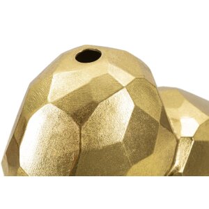 Mauro Ferretti vaso cuore 19x9x18 cm oro