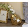 Mauro Ferretti vaso cuore 19x9x18 cm oro