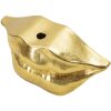 Mauro Ferretti vaso bocca labbro 23x8x12 cm oro