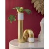 Mauro Ferretti Vaso Bann Grande 15,3x13x30,5 cm bianco oro