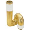 Mauro Ferretti Vaso Bann Grande 14,5x13x25 cm bianco oro