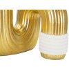 Mauro Ferretti Vaso Bann Grande 14,5x13x25 cm bianco oro