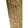 Mauro Ferretti set di vasi Squer 2pcs 34x34x90 cm 25x25x78 cm oro