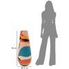 Mauro Ferretti Vaso Rubik grande Ø37x92 cm multicolore