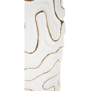 Mauro Ferretti Vaso Adore Ø16x32,5 cm oro bianco
