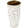 Mauro Ferretti Vaso Adore Ø16x32,5 cm oro bianco