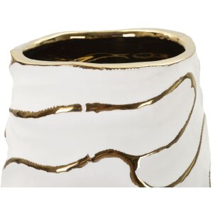 Mauro Ferretti Vaso Lia Ø14,5x39,5 cm oro bianco