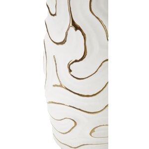 Mauro Ferretti Vaso Lia Ø14,5x39,5 cm oro bianco