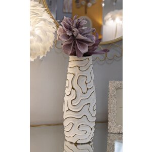 Mauro Ferretti Vaso Lia Ø14,5x39,5 cm oro bianco