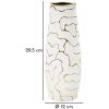 Mauro Ferretti Vaso Lia Ø 12x29,5 cm oro bianco