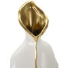 Mauro Ferretti Vaso Uma 16x8x40 cm oro bianco