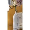 Mauro Ferretti Vaso Uma 16x8x40 cm oro bianco