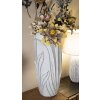 Mauro Ferretti Vaso Gardy Ø30,5x69 cm bianco