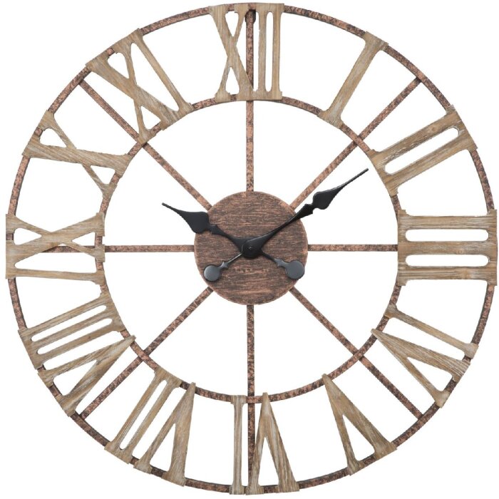 Mauro Ferretti orologio da parete Plus Ø71,5x4 cm marrone