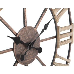 Mauro Ferretti orologio da parete Plus Ø71,5x4 cm marrone