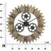Mauro Ferretti orologio da parete Ingranaggio Plus Ø60x4 cm nero naturale