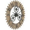 Mauro Ferretti orologio da parete Ingranaggio Plus Ø60x4 cm nero naturale