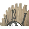 Mauro Ferretti orologio da parete Ingranaggio Plus Ø60x4 cm nero naturale
