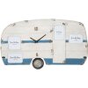 Mauro Ferretti orologio da parete Roulotte 79x3,5x46,5 cm bianco blu
