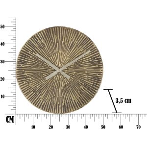 Mauro Ferretti orologio da parete Opis Ø50x3,5 cm bronzato