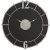 Mauro Ferretti orologio da parete Silver Glam Ø60x4,5 cm nero argento