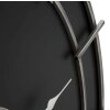 Mauro Ferretti orologio da parete Silver Glam Ø60x4,5 cm nero argento