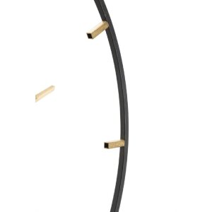 Mauro Ferretti orologio da parete Goldy Ø60x4,5 cm oro nero