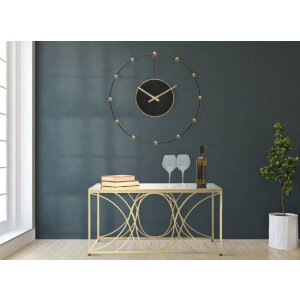 Mauro Ferretti orologio da parete perla Ø61x4,5 cm oro nero