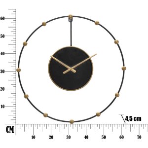 Mauro Ferretti orologio da parete perla Ø61x4,5 cm oro nero