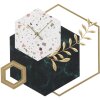 Mauro Ferretti orologio da parete esagono 62x4,5x62 cm multicolore