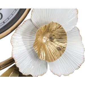 Orologio da parete Mauro Ferretti flow 92,5x8x45,5 cm bianco oro