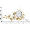 Orologio da parete Mauro Ferretti flow 92,5x8x45,5 cm bianco oro