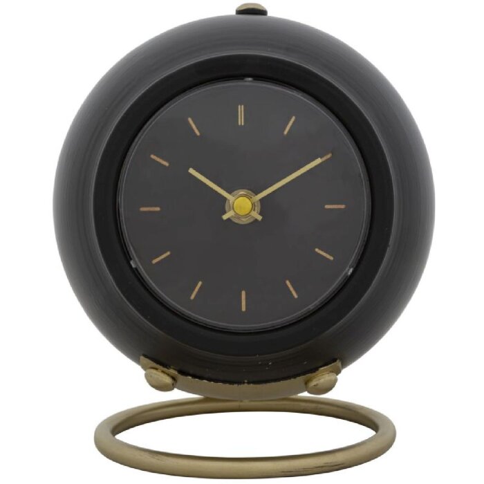Mauro Ferretti orologio da tavolo a sfera 16x13x19 cm oro nero