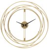 Mauro Ferretti orologio da parete a righe oro Ø 50x4 cm oro