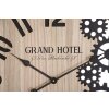 Mauro Ferretti orologio da parete Grand Ø 60x4,5 cm nero marrone