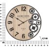 Mauro Ferretti orologio da parete Grand Ø 60x4,5 cm nero marrone