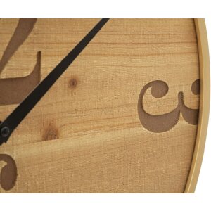 Mauro Ferretti orologio da parete Fuji Ø 50x3,5 cm colore naturale